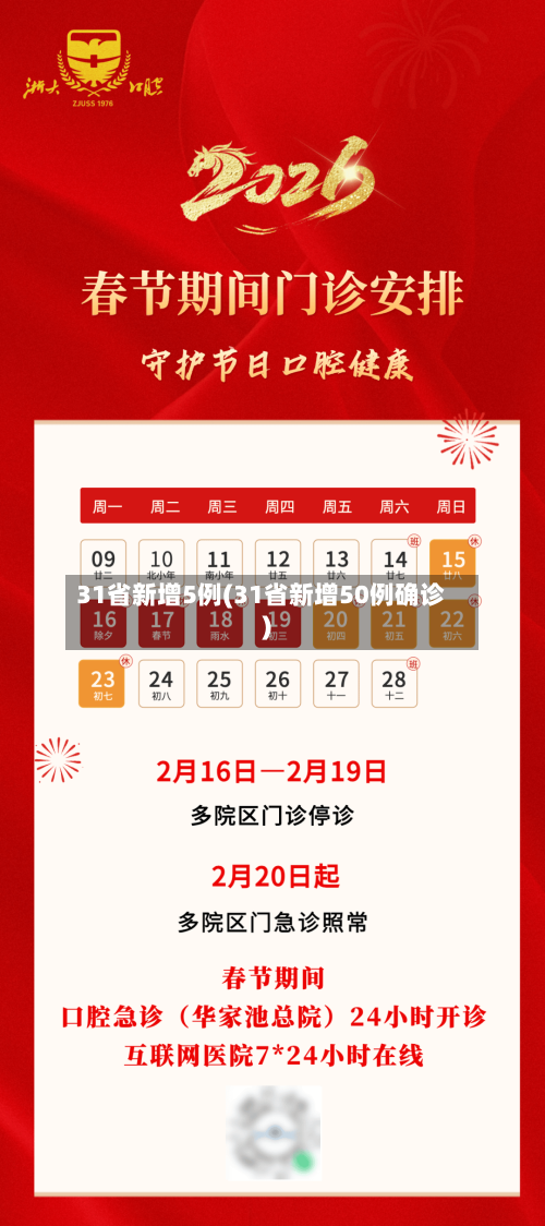 31省新增5例(31省新增50例确诊)-第3张图片