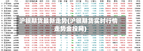 沪银期货最新走势(沪银期货实时行情走势金投网)-第2张图片