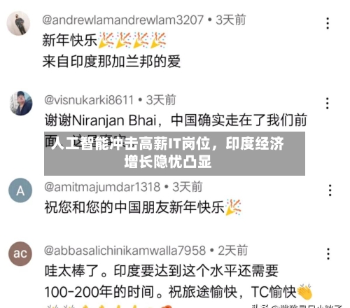 人工智能冲击高薪IT岗位，印度经济增长隐忧凸显-第3张图片