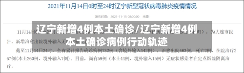 辽宁新增4例本土确诊/辽宁新增4例本土确诊病例行动轨迹-第3张图片