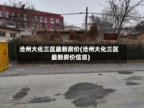 沧州大化三区最新房价(沧州大化三区最新房价信息)-第3张图片