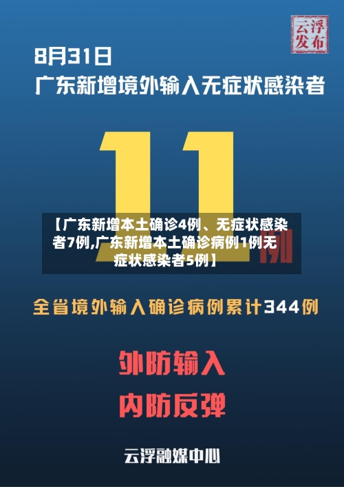 【广东新增本土确诊4例、无症状感染者7例,广东新增本土确诊病例1例无症状感染者5例】-第3张图片